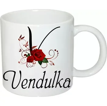 Vendulka hrnek se jménem (hrneček s dámským jménem )