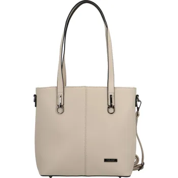 Kabelka Dámská kabelka na rameno krémová - Delami Royal Class krémová