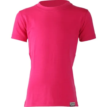 TONY dětské merino triko - Růžová 4747 / 130 / Růžová