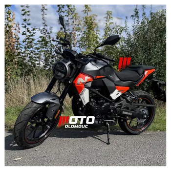 malá motorka Motocykl NAKED 125cc Barton motors Oranžová