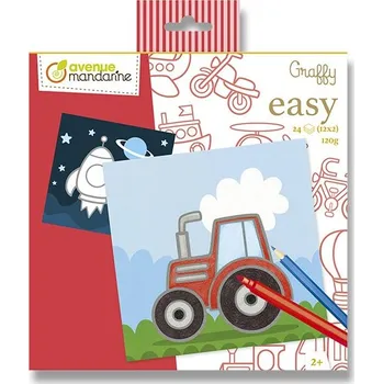 omalovánky Omalovánky Avenue Mandarine Graffy Easy - Dopravní prostředky