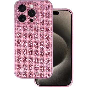 Pouzdro na mobilní telefon TopQ Flash pro Apple iPhone 15 Pro růžová