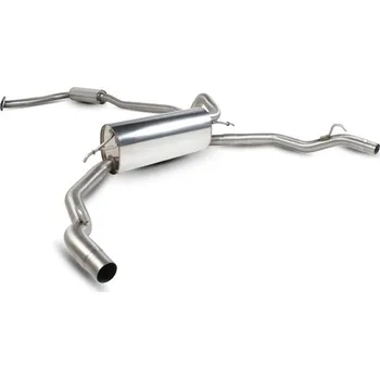 Resonated cat-back výfuk Scorpion pro Honda Civic Type R FN2 na OE koncovku