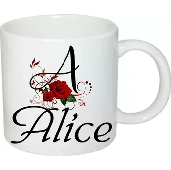 Alice hrnek se jménem (hrneček s dámským jménem )