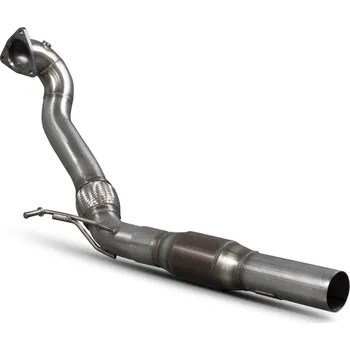 Downpipe se sport-catem Scorpion pro Audi TT Mk1 Quattro 225 Bhp stříbrná