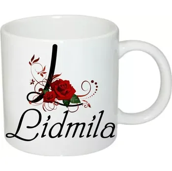 Lidmila hrnek se jménem (hrneček s dámským jménem )