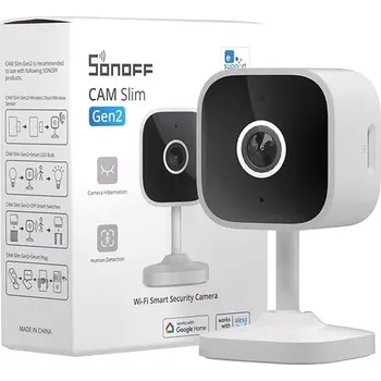 IP kamera Chytrá domácí bezpečnostní kamera SONOFF CAM Slim Gen2