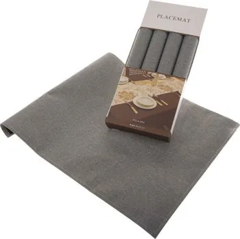 ubrus Dakls Prostírání šedé, 30x45 cm, sada 4 ks