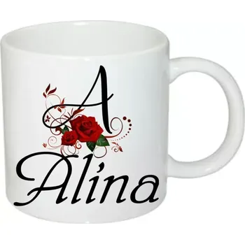 Alina hrnek se jménem (hrneček s dámským jménem )