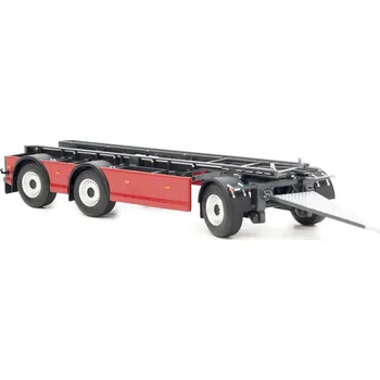 autíčko MarGe Models Hákový kontejnerový přívěs GS Meppel červená