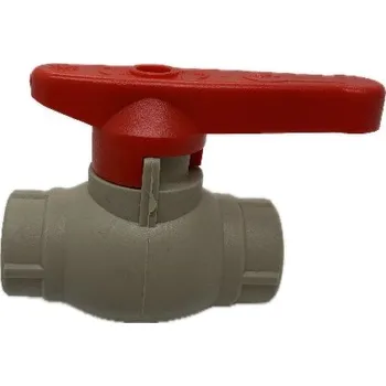 Instalatérský materiál Sanitas - PPR tvarovky Kohout kulový PPR plastový 25 s páčkou