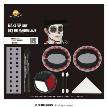 Karnevalový doplněk Guirca Make-up set Catrina