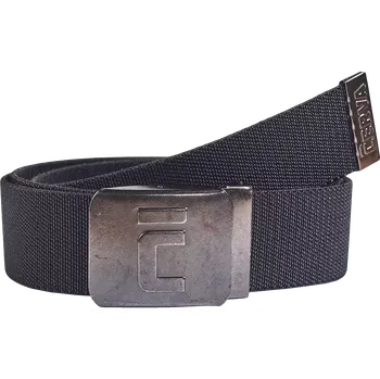 Opasek CERVA IRON opasek černý textilní / kovová C spona - 135cm