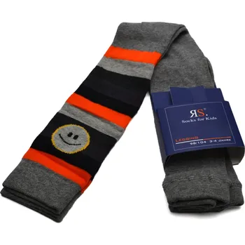 Olet Dětské bavlněné legíny RS Barva: šedá, Velikost: 134-140