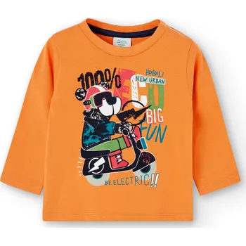 Dívčí tričko Tričko s dlouhým rukávem s potiskem medvěda, Boboli Velikosti: 116