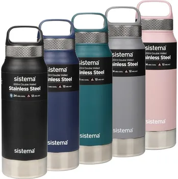 Termoska Sistema Nerezová termoska Hydrate Stainless Steel 650 ml, mix barev