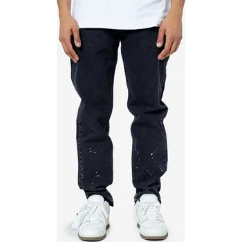 Pánské džíny Don Lemme Pánské straight fit džíny Splatter - washed black Velikost: 30