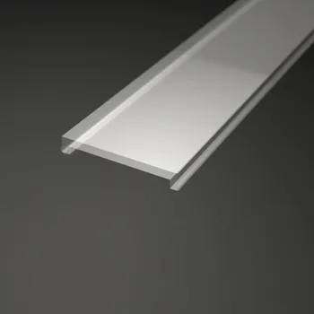 LED osvětlení Ledshopik Difuzor ALPI SQUARE čirý - Difuzor SQUARE čirý - 1m