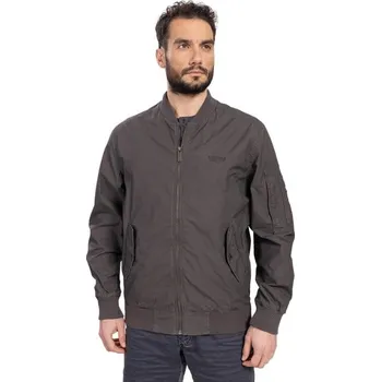 Pánská větrovka Bushman bunda Lester dark grey XXL