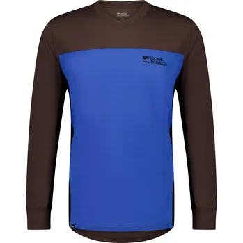 Pánské tričko merino triko MONS ROYALE REDWOOD ENDURO VLS cedar / cobalt / black Velikost: M
