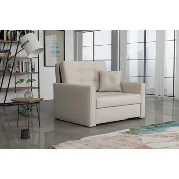 Křeslo Rozkládací křeslo Vivian Lux I Soft krémová