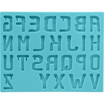 Silikonová formička abeceda horor 15x11,5cm - Cakesicq