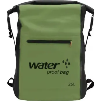 turistický batoh Water voděodolný skládací batoh 25 l Barva: Vojenská zelená - doprava zdarma od 1499 Kč