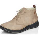 DÁMSKÉ KOTNÍKOVÉ BOTY RIEKER 51510-60 BÉŽOVÁ Barva: BÉŽOVÁ, Velikost: 36