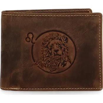 Peněženka JUNI PENĚŽENKA PÁNSKÁ 0033-HU-BR-LEV HNĚDÁ Barva: HNĚDÁ, Velikost: UNI