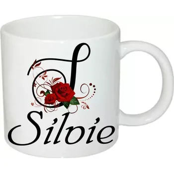 Silvie hrnek se jménem (hrneček s dámským jménem )
