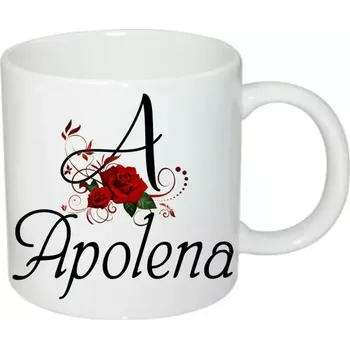 Apolena hrnek se jménem (hrneček s dámským jménem )