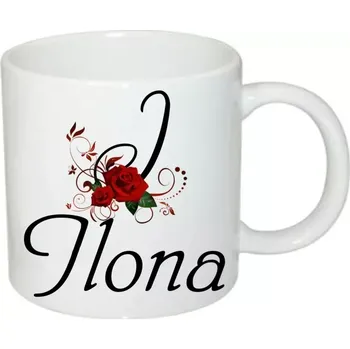 Ilona hrnek se jménem (hrneček s dámským jménem )