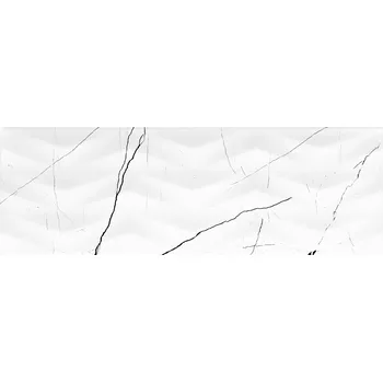 Obklad Prestige White Axis Rekt. - obkládačka rektifikovaná 25x75 bílá lesk 164335