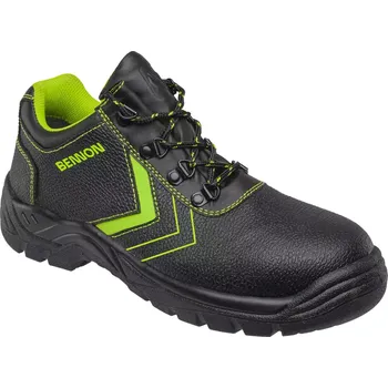 Pracovní obuv BNN BASIC S1 LOW polobotka černá-zelená - 45