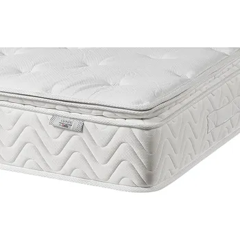 Matrace Kapesní pružinová matrace 180 x 200 cm, bambusová látka, 5zónová odnímatelná paměťová pěna Beliani