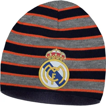 Čepice Numberoplus Dětská fotbalová pletená čepice - Real Madrid Official Barva: Oranžová