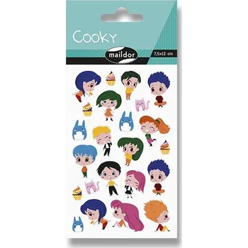 Samolepící dekorace Samolepky Maildor 3D Cooky - Manga