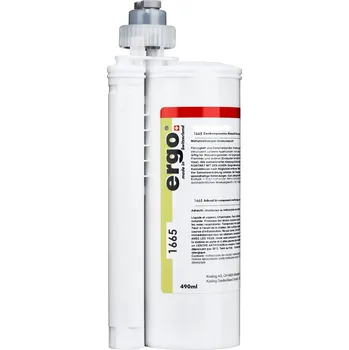Průmyslové lepidlo Ergo 1665 - 490 ml konstrukční lepidlo, vyplní spáru, 75% průtažnost