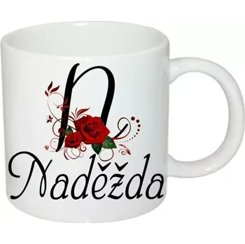 Naděžda hrnek se jménem (hrneček s dámským jménem )
