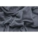 Prostěradlo mikroflanel 180 x 200 šedá tmavší