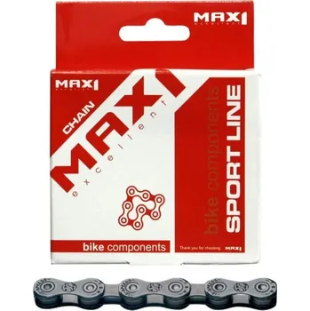 Řetěz na kolo řetěz MAX1 10 speed, 116L, šedý, se spojkou