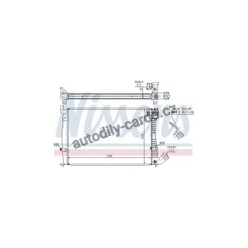 Chladič motoru Chladič motoru NISSENS 61338A