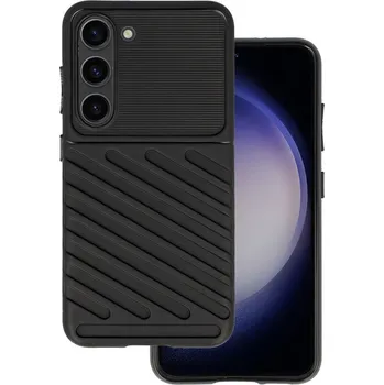 Pouzdro na mobilní telefon Kryt Samsung S23 Thunder černý (obal neboli pouzdro na Samsung S23)