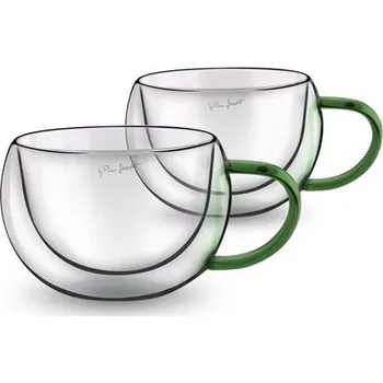 Sklenice Lamart LT9112 set 2 cappuccino zelená 270 Vaso