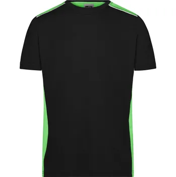 Pánské tričko Men's Workwear T-Shirt - COLOR - Barva: Dark green/orange, Velikost: 5XL
