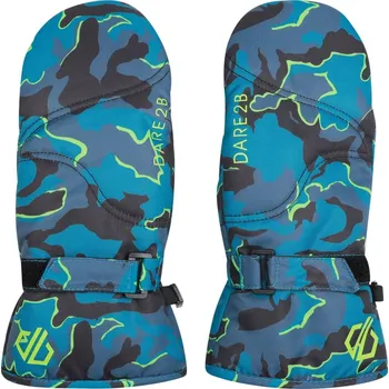 Rukavice Dětské zimní lyžařské palčáky Dare2b JOVIAL modrá/neonově zelená 13