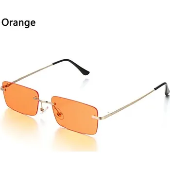 Sluneční brýle Dámské luxusní retro sluneční brýle UV400 | Ochrana před sluncem - oranžový