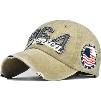 Kšiltovka Baseballová čepice pánská letní bavlněná | Kšiltovka pro muže - Kaki