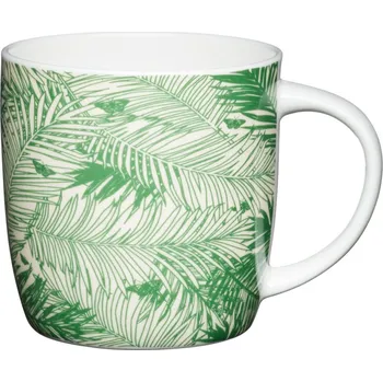 Porcelánový hrnek Palm Trees zelená
