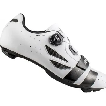 Pánské cyklistické tretry tretry LAKE CX176 bílo/černá graphic vel.45